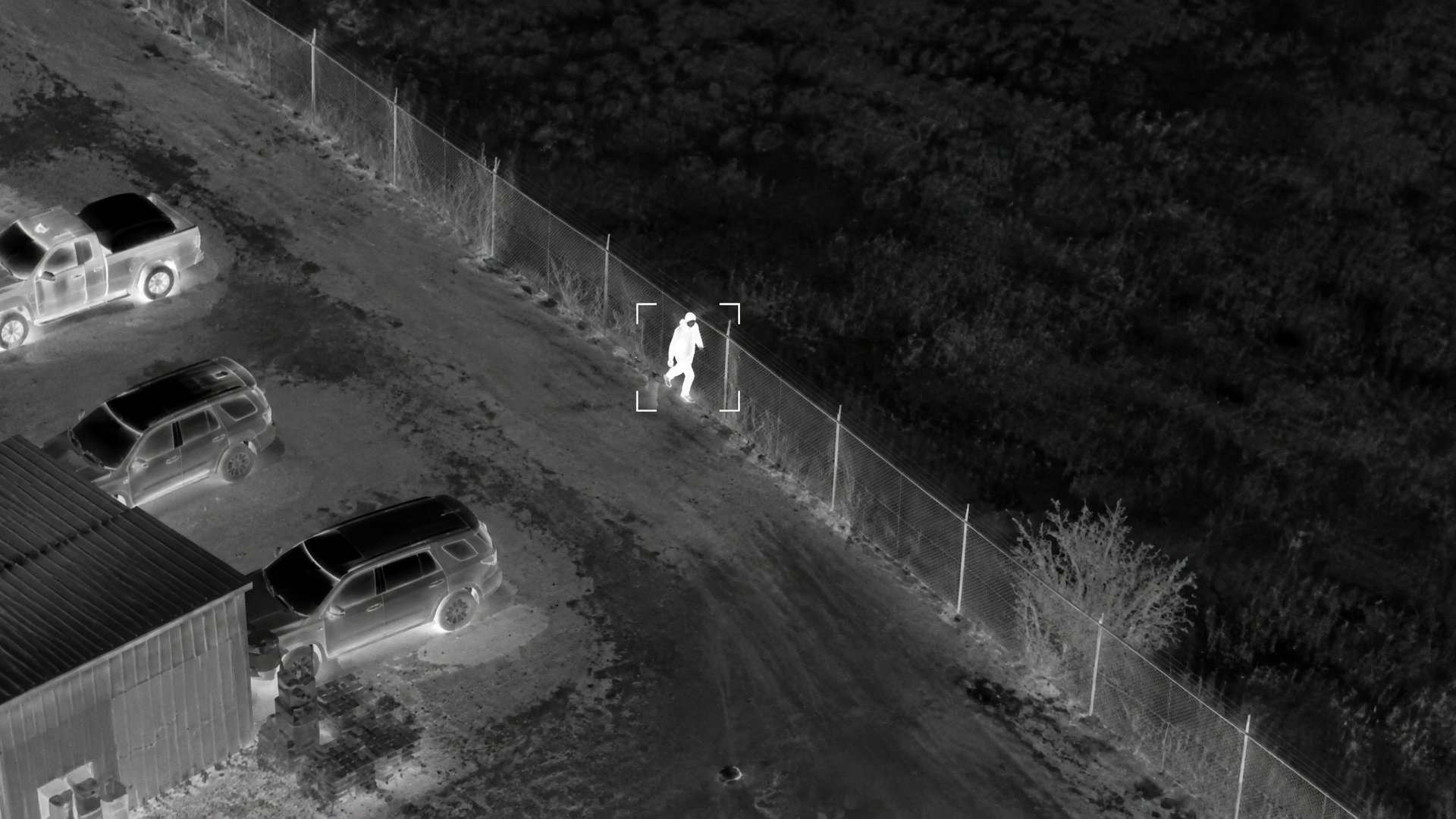 Drone photo: Thermal Night Patrol